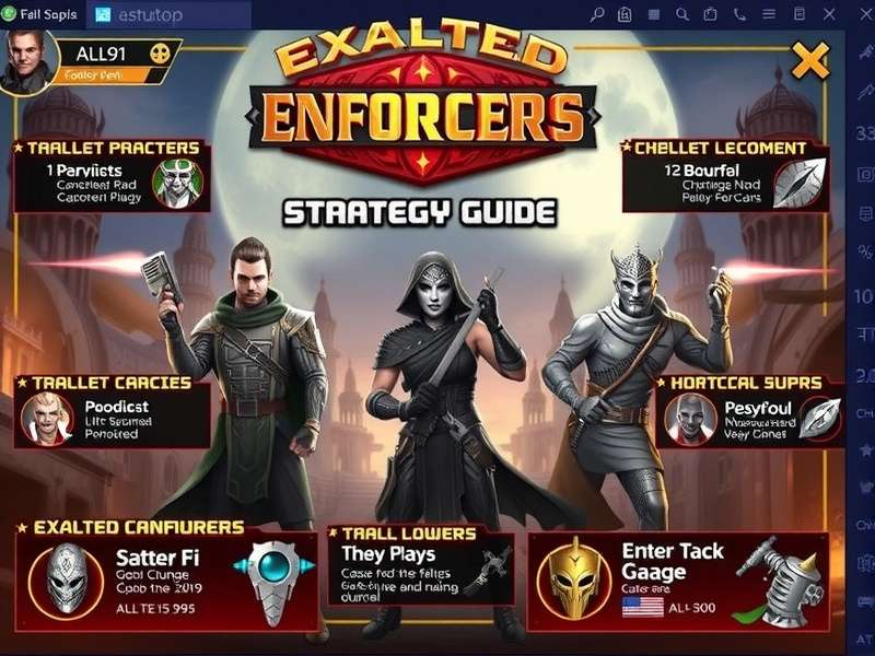 Exalted Enforcers strategy guide infographic